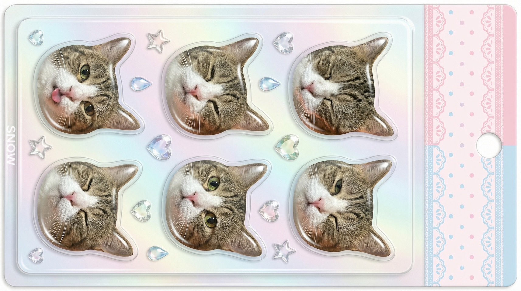 デコステッカー風のLINEスタンプ作風サンプル