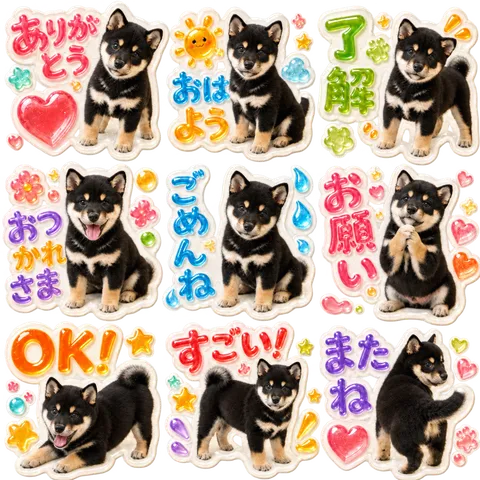 グミぷっくりシール風の参考画像